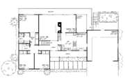 Colonial Style House Plan - 3 Beds 2 Baths 1680 Sq/Ft Plan #72-315 