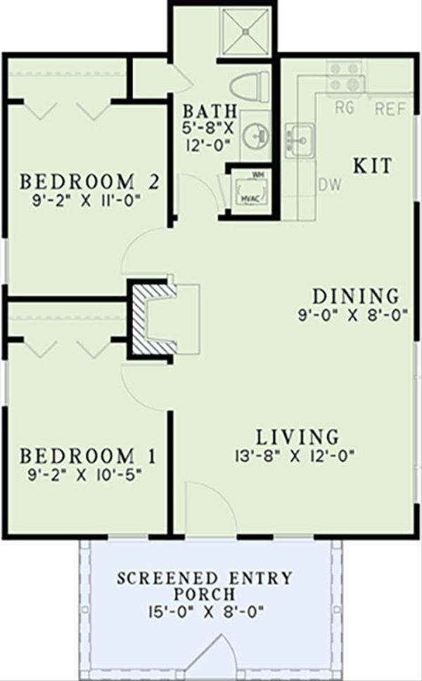 Dream House Plan - Country Floor Plan - Main Floor Plan #17-2605