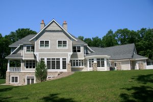 Exterior - Rear Elevation for Craftsman House Plan #928-104 - 4 bed, 3 bath