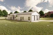 Barndominium Style House Plan - 4 Beds 3.5 Baths 2548 Sq/Ft Plan #1107-47 Exterior 
