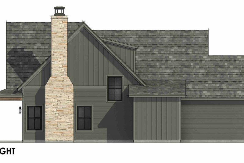 Home Plan - Exterior - Other Elevation 1 for Farmhouse House Plan #1096-144 - 3 bed, 2.5 bath