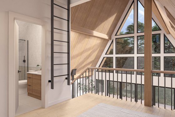 Interior - Other for Cabin House Plan #1114-7 - 3 bed, 2 bath