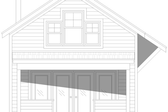 Exterior - Front Elevation 4 for Contemporary House Plan #932-1127 - 1 bed, 1 bath