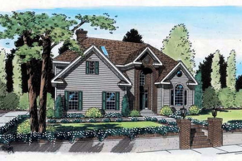 Contemporary Style House Plan - 3 Beds 2.5 Baths 2628 Sq/Ft Plan #312-152