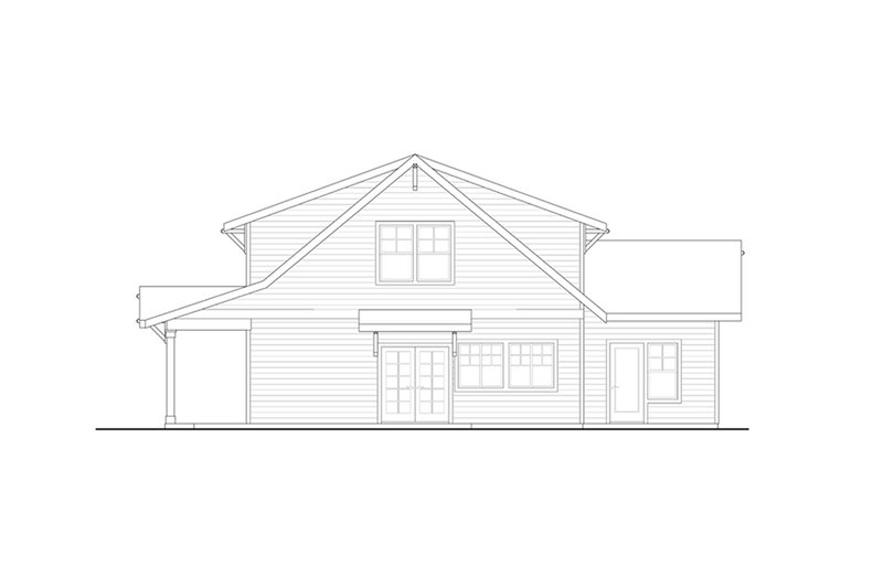 Architectural House Design - Exterior - Other Elevation 1 for Country House Plan #124-1228 - 3 bed, 2.5 bath