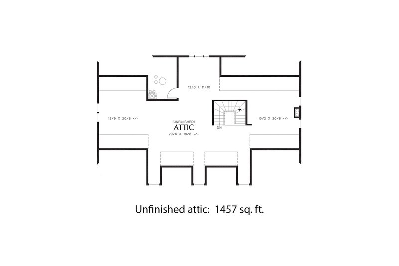 Dream House Plan - Floor Plan - Other Floor for Colonial House Plan #48-663 - 4 bed, 3.5 bath