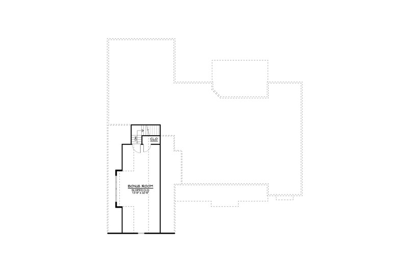 Home Plan - Floor Plan - Upper Floor for Farmhouse House Plan #1064-141 - 4 bed, 2.5 bath