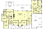 Farmhouse Style House Plan - 5 Beds 3.5 Baths 3500 Sq/Ft Plan #430-406 Floor 