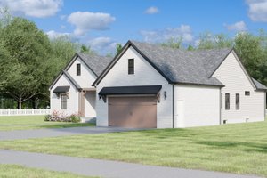 Exterior - Front Elevation 3 for Country House Plan #1089-50 - 3 bed, 2.5 bath
