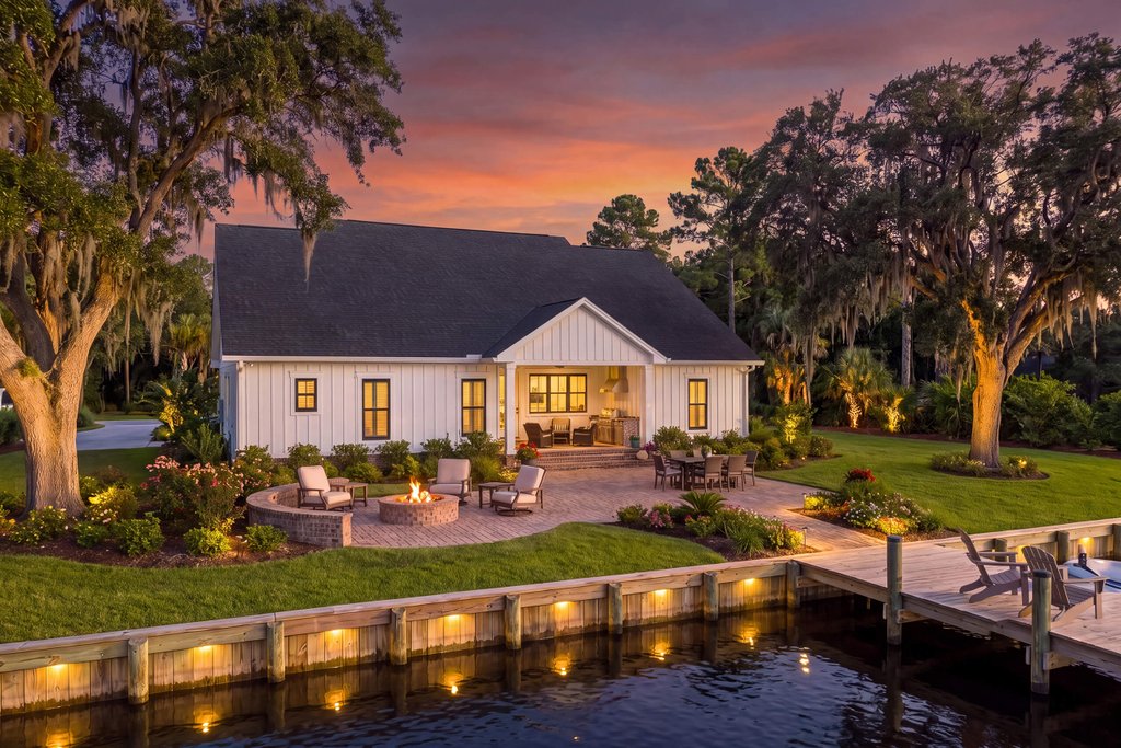 Exterior - Rear Elevation for Farmhouse House Plan #430-442 - 4 bed, 3 bath
