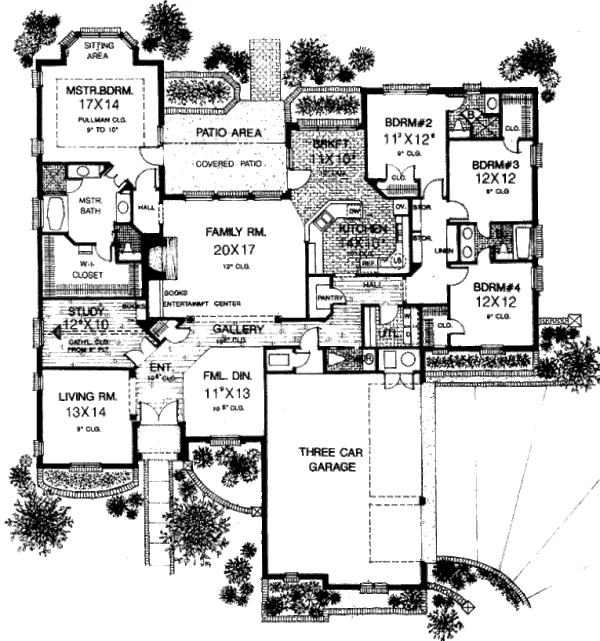 Home Plan - European Floor Plan - Main Floor Plan #310-864