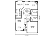 Traditional Style House Plan - 3 Beds 2 Baths 1782 Sq/Ft Plan #84-125 