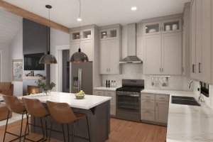 Interior - Kitchen for Farmhouse House Plan #430-362 - 3 bed, 2 bath