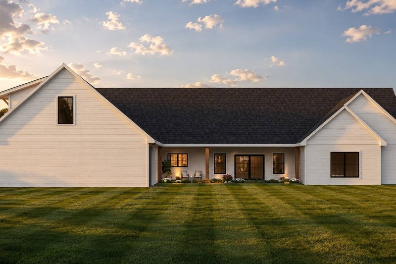 Architectural House Design - Exterior - Rear Elevation for Farmhouse House Plan #1064-508 - 3 bed, 2.5 bath