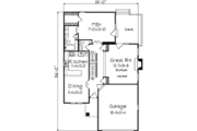 European Style House Plan - 4 Beds 3.5 Baths 1985 Sq/Ft Plan #57-134 
