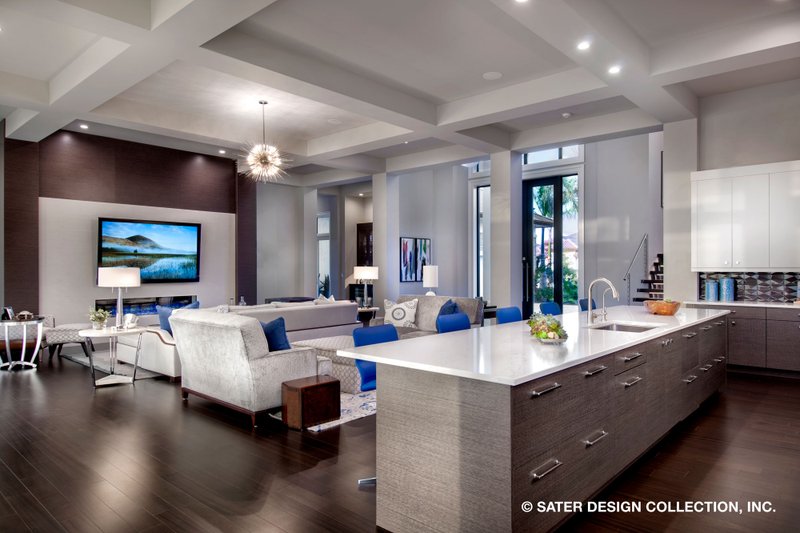 Architectural House Design - Interior - Kitchen 3 for Contemporary House Plan #930-513 - 5 bed, 5.5 bath
