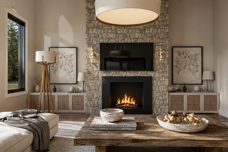 Architectural House Design - Interior - Family Room 1 for Farmhouse House Plan #1064-471 - 4 bed, 2.5 bath