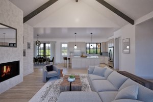 Interior - Family Room 3 for Farmhouse House Plan #1105-13 - 3 bed, 2.5 bath