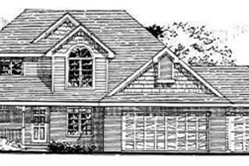 Architectural House Design - Traditional Exterior - Front Elevation Plan #50-210