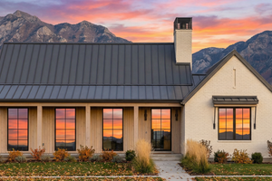 House Blueprint - Farmhouse Exterior - Front Elevation Plan #1096-121