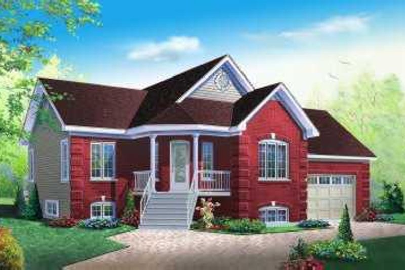 Home Plan - Traditional Exterior - Front Elevation Plan #23-345