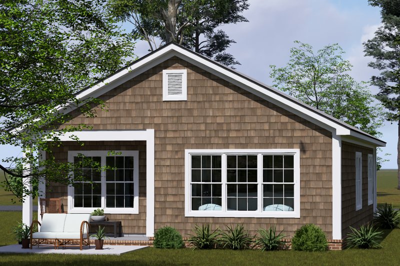 House Blueprint - Exterior - Other Elevation 4 for Cottage House Plan #513-2438 - 3 bed, 2 bath
