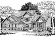 Traditional Style House Plan - 4 Beds 2.5 Baths 2416 Sq/Ft Plan #70-385 