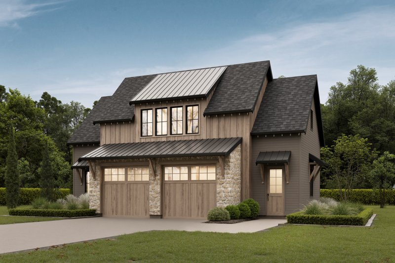 Dream House Plan - Farmhouse Exterior - Front Elevation Plan #1114-51