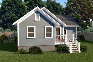 Exterior - Other Elevation for Bungalow House Plan #79-310 - 4 bed, 2 bath