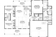 Ranch Style House Plan - 3 Beds 2.5 Baths 1834 Sq/Ft Plan #406-9669 