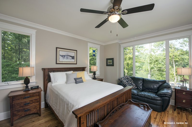 Architectural House Design - Interior - Master Bedroom for Cottage House Plan #929-960 - 3 bed, 3.5 bath