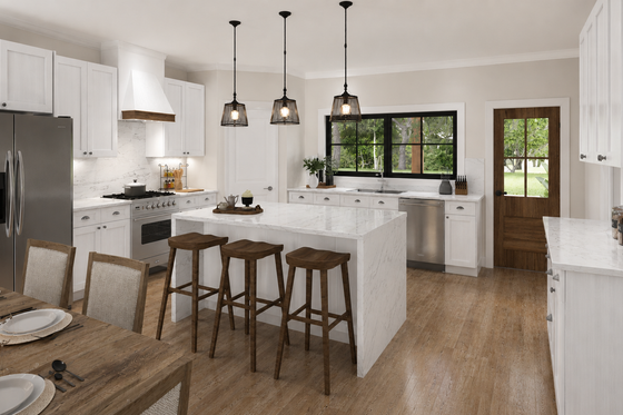 Interior - Kitchen for Barndominium House Plan #1117-6 - 5 bed, 2.5 bath