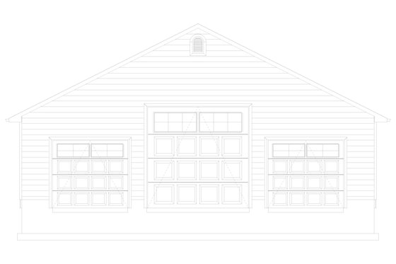 Exterior - Front Elevation 4 for Farmhouse House Plan #1060-115, 0 bath