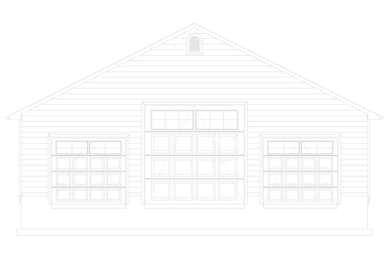 Home Plan - Exterior - Front Elevation 4 for Farmhouse House Plan #1060-115, 0 bath