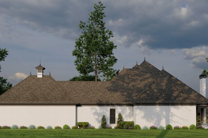 Architectural House Design - Exterior - Other Elevation 4 for European House Plan #17-2387 - 4 bed, 3.5 bath
