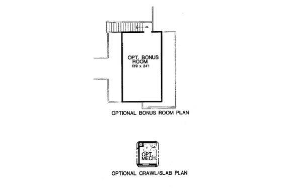 Floor Plan - Other Floor for Country House Plan #312-631 - 3 bed, 2.5 bath