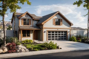 Farmhouse Exterior - Front Elevation Plan #124-538