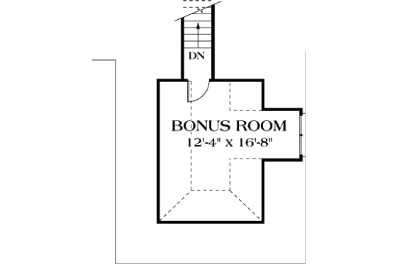 Floor Plan - Other Floor for Traditional House Plan #453-40 - 4 bed, 3.5 bath