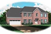 Traditional Style House Plan - 4 Beds 3.5 Baths 3514 Sq/Ft Plan #81-315 Exterior 