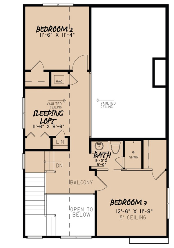 Home Plan - Craftsman Floor Plan - Upper Floor Plan #923-81