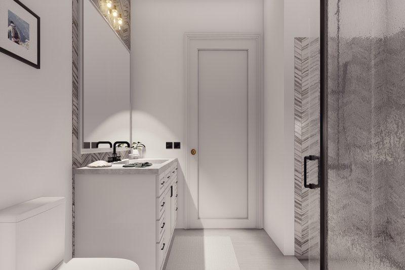 Architectural House Design - Interior - Bathroom 1 for Country House Plan #1110-36 - 3 bed, 3.5 bath