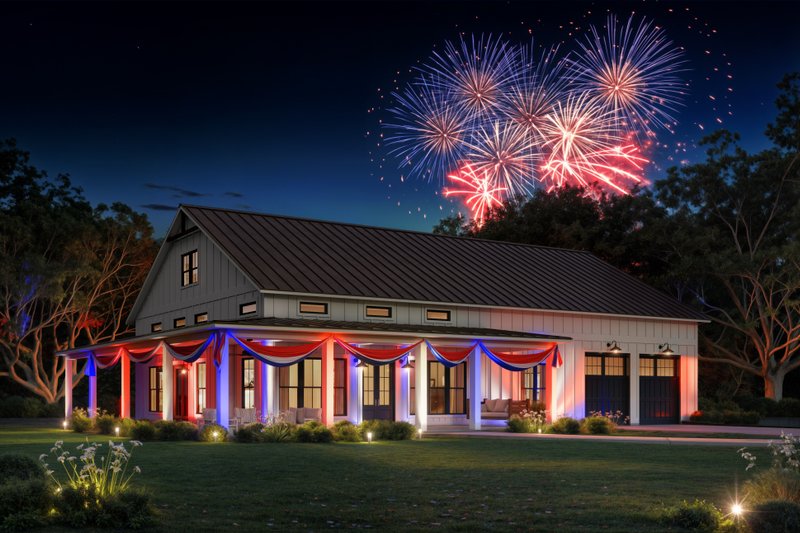 Barndominium Style House Plan - 3 Beds 2.5 Baths 2000 Sq/Ft Plan #430-333