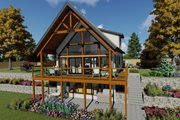 Country Style House Plan - 2 Beds 2 Baths 1011 Sq/Ft Plan #126-235 