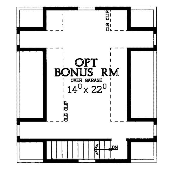 House Blueprint - Country Floor Plan - Other Floor Plan #72-122