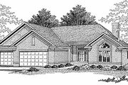 Traditional Style House Plan - 3 Beds 2 Baths 1927 Sq/Ft Plan #70-244 