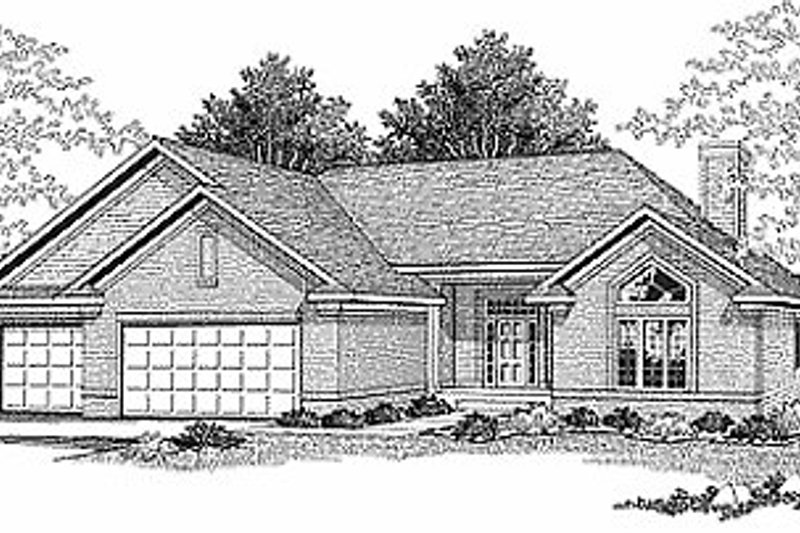 Traditional Style House Plan - 3 Beds 2 Baths 1927 Sq/Ft Plan #70-244