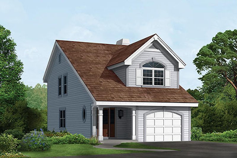 Architectural House Design - Cottage Exterior - Front Elevation Plan #57-316