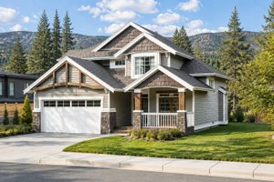 Dream House Plan - Exterior - Front Elevation for Craftsman House Plan #1100-159 - 3 bed, 2.5 bath