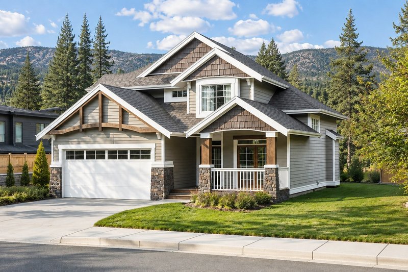 Dream House Plan - Exterior - Front Elevation 2 for Craftsman House Plan #1100-159 - 3 bed, 2.5 bath