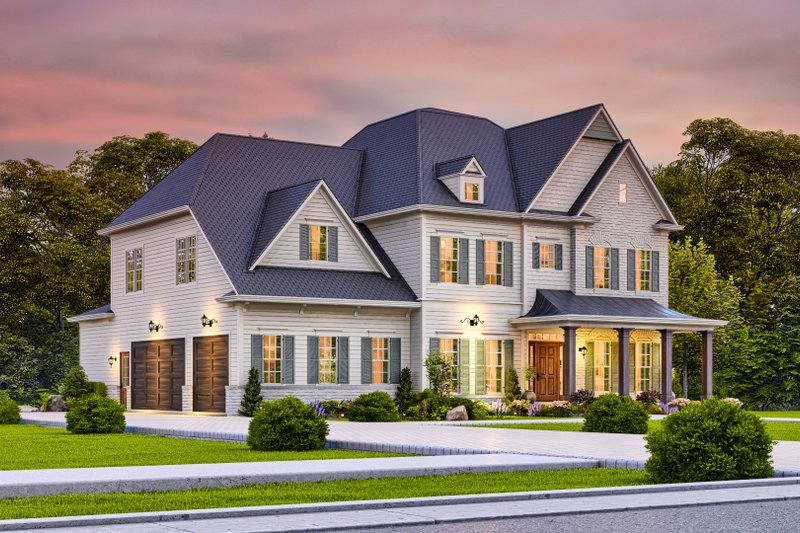 Dream House Plan - Exterior - Front Elevation 5 for Craftsman House Plan #54-694 - 5 bed, 4 bath
